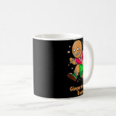 Mug Christmas Gingerbread Dash Running Runner Xmas Mar (Devant droit)
