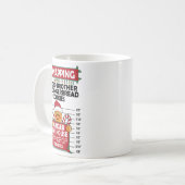 Mug Christmas Gingerbread Man Ginger Jailhouse Kidnapn (Devant gauche)