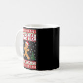 Mug Christmas Gingerbread Running Team Funny Xmas Tee  (Devant gauche)