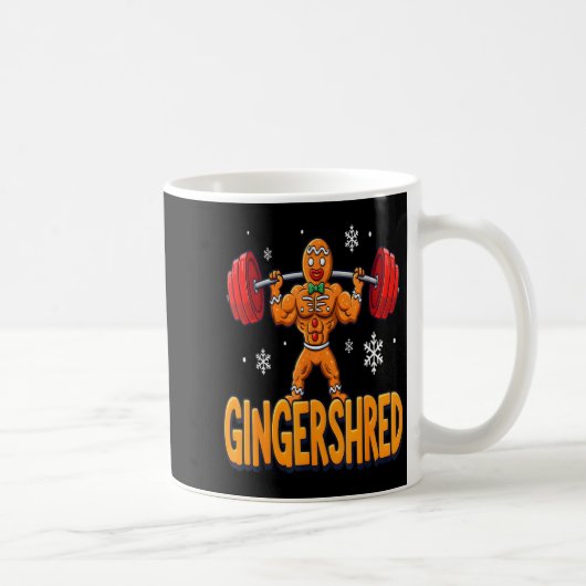 Mug Christmas Gingershred Gym Bodybuilding Funny Ginge (Droite)