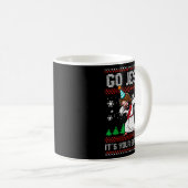 Mug Christmas Go Jesus Its Your Birthday Dab Ugly Xmas (Devant droit)