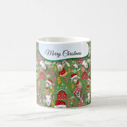 Mug Christmas GOATS Bonbons et cloches de Jingle GetYe (Centre)