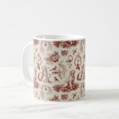 Mug Christmas Golden Retriever Dog Letter A Gift (Devant gauche)