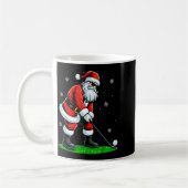 Mug Christmas Golf Santa Golfer Xmas Funny Christmas G (Gauche)
