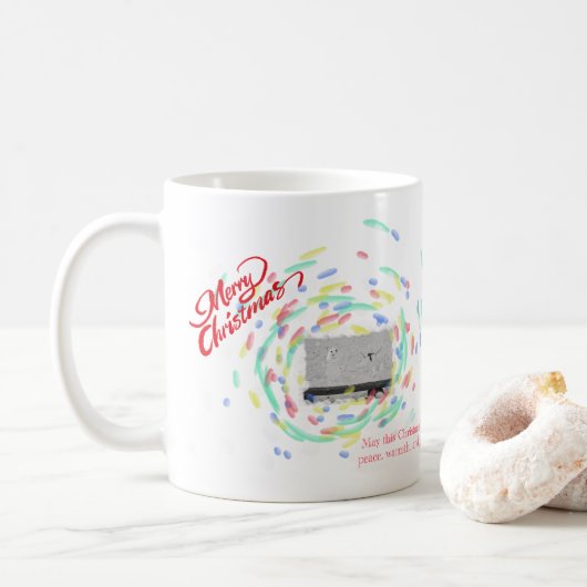 Mug Christmas Goods / Wrapped in the Love of the World (Avec donut)