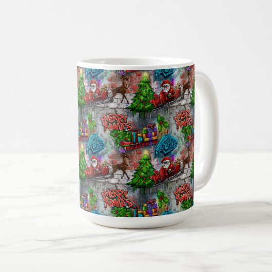Mug Christmas Graffiti (Devant droit)