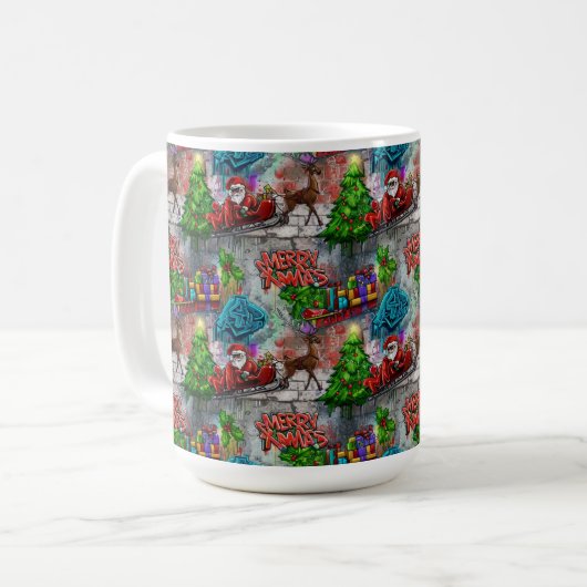 Mug Christmas Graffiti (Devant gauche)