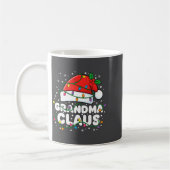 Mug Christmas Grandma Claus Santa Hat Christmas Lights (Gauche)