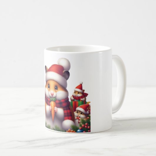 Mug Christmas & Hamster (Devant droit)