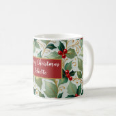 Mug Christmas Holly (Devant droit)