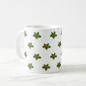 Mug Christmas Holly Motif (Devant gauche)
