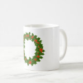 Mug Christmas Holly Wreath (Devant droit)