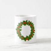 Mug Christmas Holly Wreath (Centre)