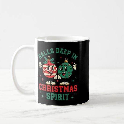 Mug Christmas Humor Deep In Christmas Srit (Gauche)