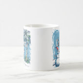 Mug Christmas in July Snowman & Palm Tree Design (Centre)