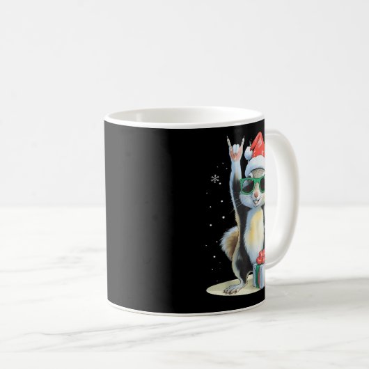 Mug Christmas Kawaii Squirrel Bubble Tea Boba Squirrel (Devant droit)