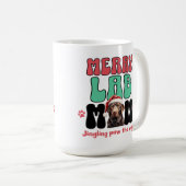 Mug Christmas Labrador Chien Maman (Devant droit)