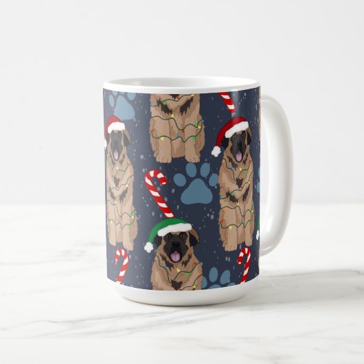 Mug Christmas Leonberger (Devant droit)