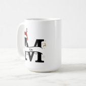 Mug Christmas Letter M Alphabet  (Devant gauche)
