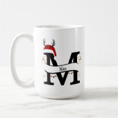 Mug Christmas Letter M Alphabet  (Gauche)
