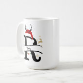 Mug Christmas Letter R Alphabet  (Devant gauche)
