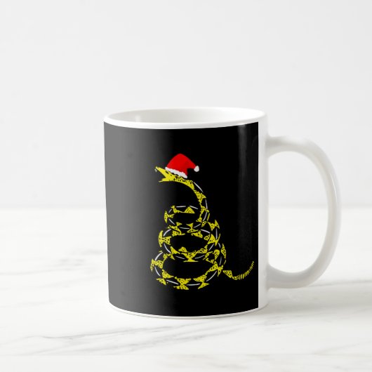 Mug Christmas Libertarian Gadsden Don't Tread Snake  (Droite)