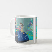 Mug Christmas Love Dancing Couple Glittering Trees (Devant gauche)
