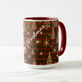 Mug Christmas Luxury Christmas Trees Festive (Devant droit)