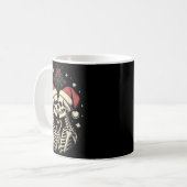 Mug Christmas Matching Gothic Couple Dark Humor Skelet (Devant gauche)