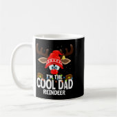 Mug Christmas Matching I'm The Cool Dad Reindeer  (Gauche)