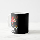 Mug Christmas Matching I'm The Crazy Reindeer  (Devant gauche)