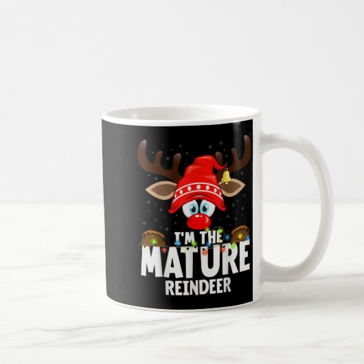 Mug Christmas Matching I'm The Mature Reindeer (Droite)