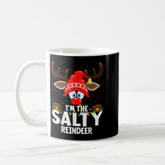 Mug Christmas Matching I'm The Salty Reindeer (Gauche)