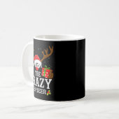 Mug Christmas Matching The Crazy Reindeer Family (Devant gauche)