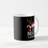 Mug Christmas Matching The Moody Reindeer Family (Devant droit)
