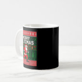 Mug Christmas Merry Blitzmas Santa Football Ugly Sweat (Devant gauche)