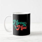 Mug Christmas Merry Mini Cute Modern Tygraphy Script B (Gauche)