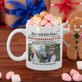 Mug Christmas mignon photo Whimsical Newspaper Imprime