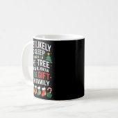 Mug Christmas Most Likely To Sleep Under The Tree I'm (Devant gauche)