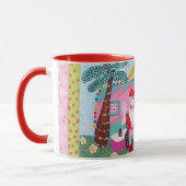 Mug Christmas Mug, Père Noël, Trailer, Flamant rose, F (Gauche)