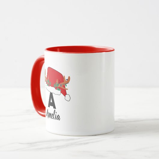 Mug Christmas Name Personalized (Devant gauche)