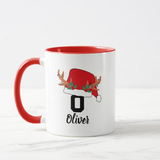 Mug Christmas Name Personalized (Gauche)