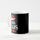 Mug Christmas Nana Claus Leopard Family Matching Pajam (Devant gauche)