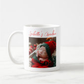 Mug Christmas New Grandchild Grandma (Gauche)