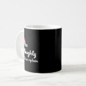 Mug Christmas Nice Naughty Let Me Explain Funny Xmas M (Devant gauche)