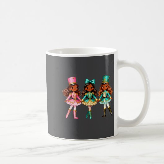 Mug Christmas Nutcracker Black Girls Kids Festive Xmas (Droite)