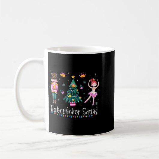Mug Christmas Nutcracker Squad Ballet Dance Women Kids (Gauche)