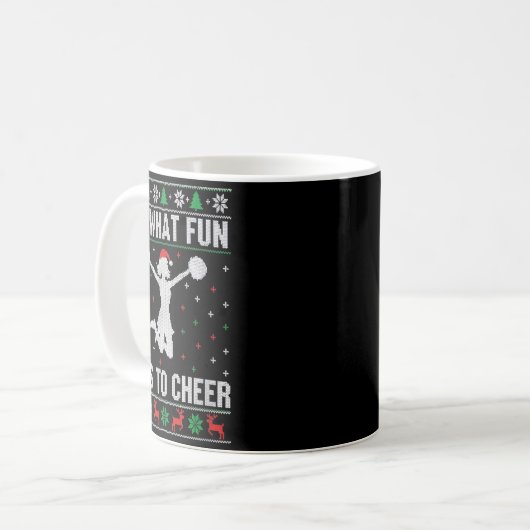 Mug Christmas Oh What Fun It Is To Cheer - Cheerleadin (Devant gauche)