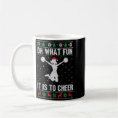 Mug Christmas Oh What Fun It Is To Cheer - Cheerleadin (Gauche)