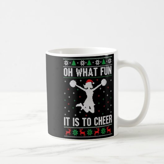 Mug Christmas Oh What Fun It Is To Cheer - Cheerleadin (Droite)